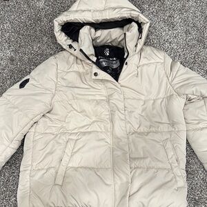 Free Country Black and White Puffer Jacket
